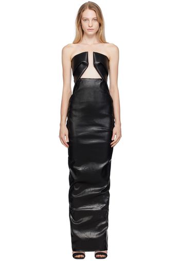 Rick Owens Black Prong Maxi Dress