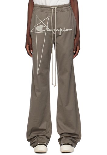 Rick Owens Gray Champion Edition Dietrich Lounge Pants