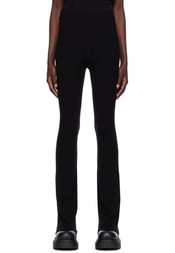 Rick Owens Black Wide-Leg Lounge Pants