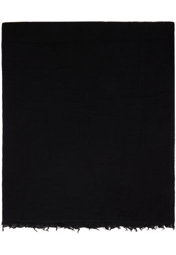 Rick Owens Black Mega Emily Scarf