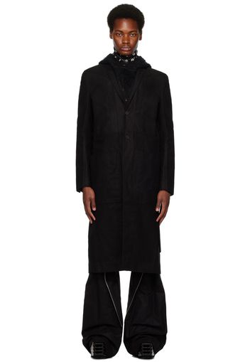 Rick Owens Black Fogpocket Lido Coat