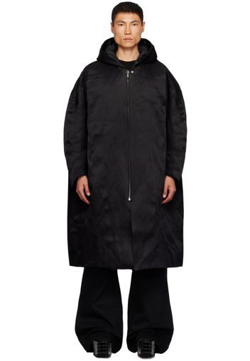 Rick Owens Black Jumbo Peter Coat