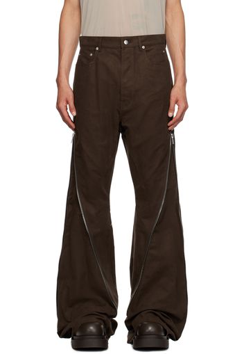 Rick Owens Brown Bolan Banana Trousers