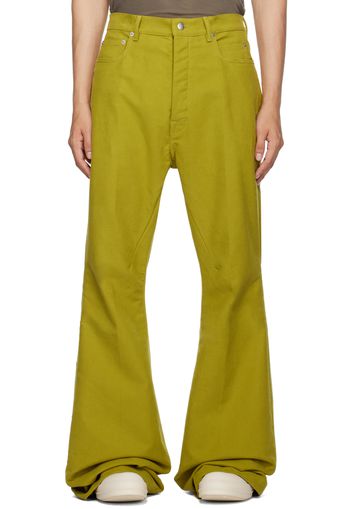 Rick Owens Yellow Bolan Jeans