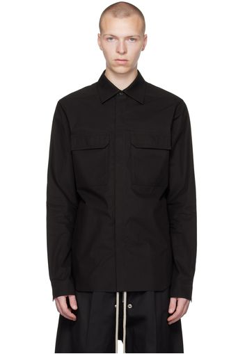 Rick Owens Black Work Shirt