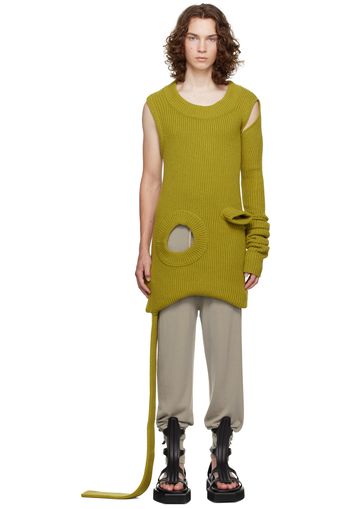 Rick Owens Green Banana Sweater