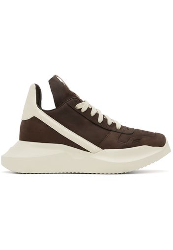 Rick Owens Brown Geth Sneakers