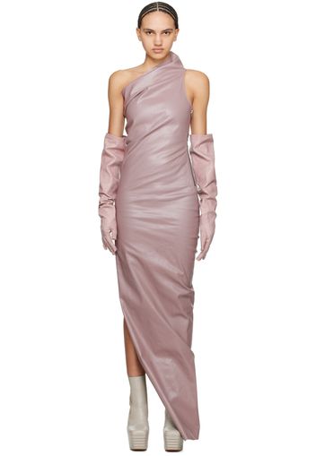 Rick Owens Pink Athena Denim Maxi Dress