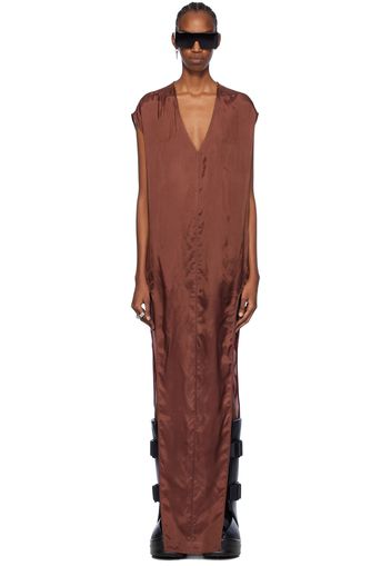 Rick Owens Brown Arrowhead Maxi Dress