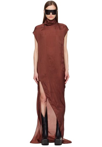 Rick Owens Brown EDFU T Maxi Dress