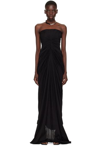 Rick Owens Black Radiance Bustier Maxi Dress