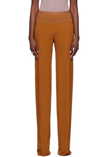 Rick Owens Orange Bias Lounge Pants