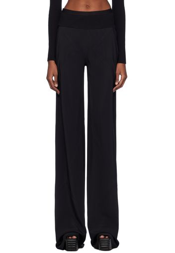 Rick Owens Black Bias Lounge Pants