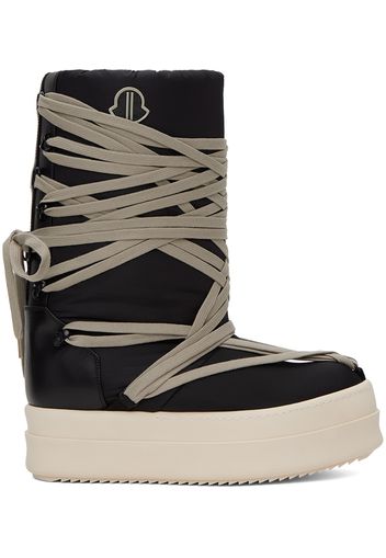 Rick Owens Black Moncler Edition Big Rocks Boots