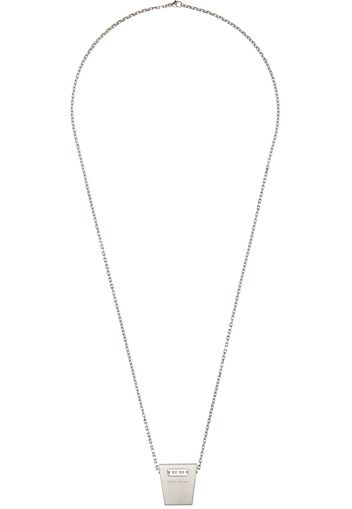 Rick Owens Silver Dogtag Necklace