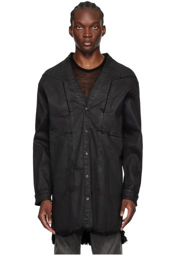 Rick Owens Black Jumbo Denim Jacket