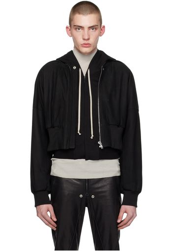 Rick Owens Black Flight Leather Jacket