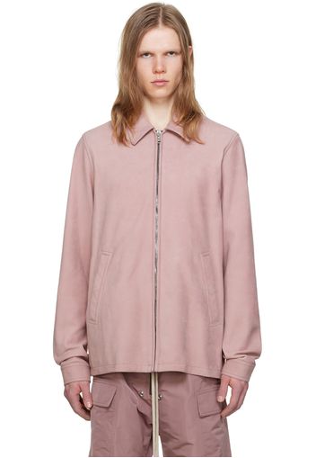 Rick Owens Pink Brad Leather Jacket