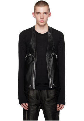 Rick Owens Black Bauhaus Denim Vest