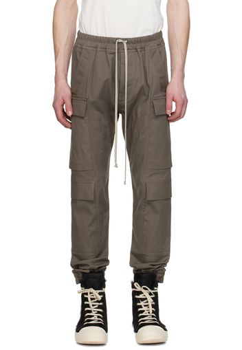 Rick Owens Gray Mastodon Mega Cargo Pants