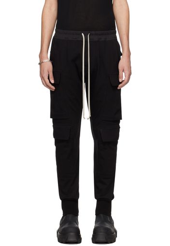 Rick Owens Black Mastodon Cargo Pants