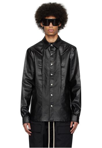 Rick Owens Black Fogpocket Shirt