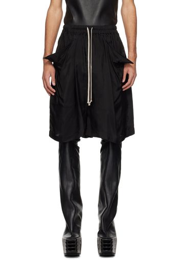 Rick Owens Black Lido Shorts