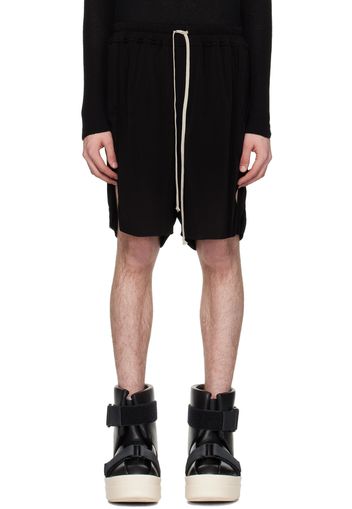 Rick Owens Black Lido Shorts