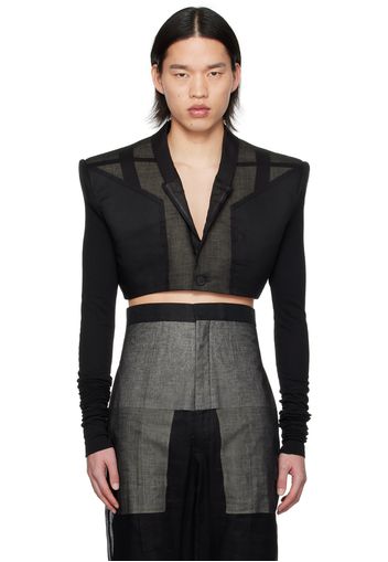 Rick Owens Black Cobra Micro Blazer