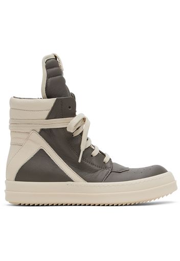 Rick Owens Kids Gray Geobaskets Sneakers