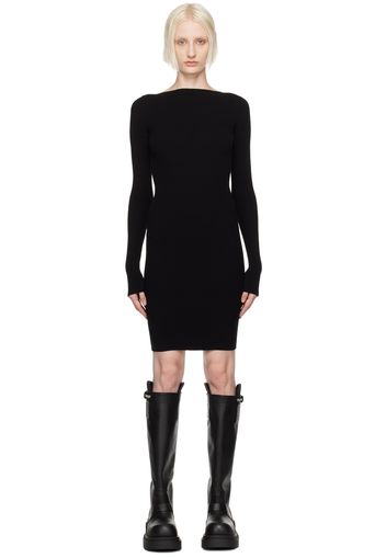 Rick Owens Black Porterville Al Minidress