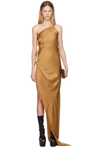 Rick Owens Yellow Porterville Taco Maxi Dress