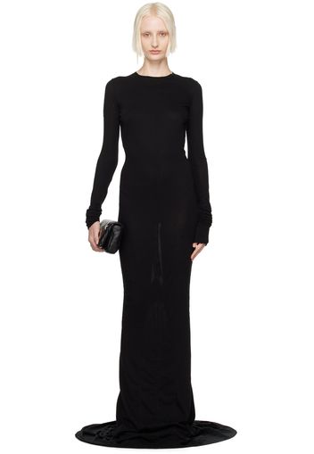 Rick Owens Black Porterville Edfu Maxi Dress