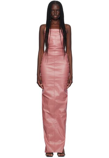 Rick Owens Pink Porterville Bustier Gown