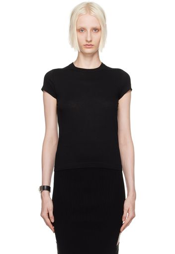 Rick Owens Black Porterville Cropped Level T-Shirt