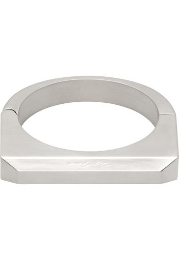 Rick Owens Silver Porterville Beveled Bangle