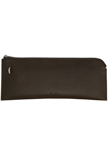 Rick Owens Brown Porterville Invite Envelope Wallet