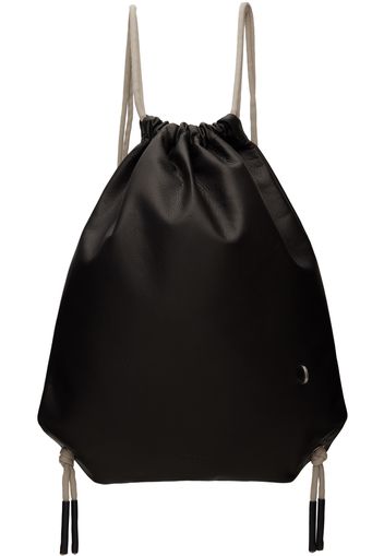 Rick Owens Black Porterville Drawstring Backpack