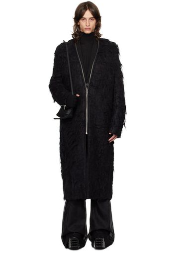 Rick Owens Black Porterville Klaus Coat