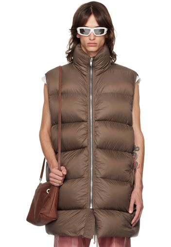 Rick Owens Brown Porterville Flight Down Vest