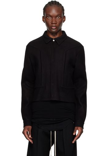 Rick Owens Black Porterville Alice Strobe Jacket