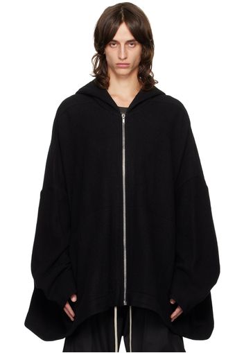 Rick Owens Black Porterville Jumbo Hooded Peter Jacket