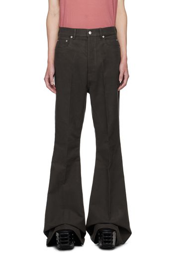 Rick Owens Gray Porterville Bolan Bootcut Jeans