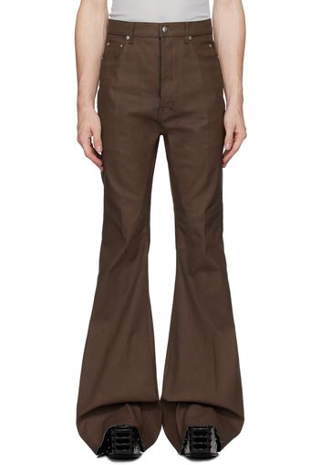 Rick Owens Khaki Porterville Bolan Bootcut Jeans