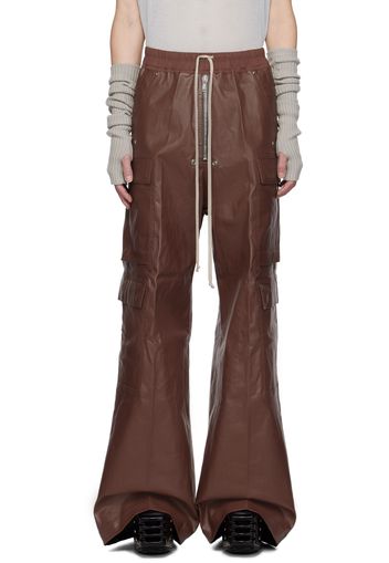 Rick Owens Brown Porterville Cargobelas Cargo Pants