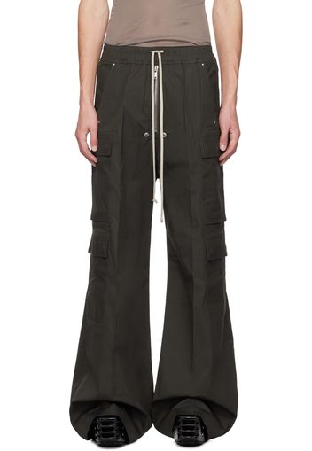 Rick Owens Gray Cargobelas Cargo Pants