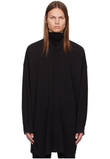 Rick Owens Black Oversized Faun Shirt