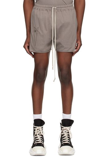 Rick Owens Gray Champion Edition Dolphin Shorts