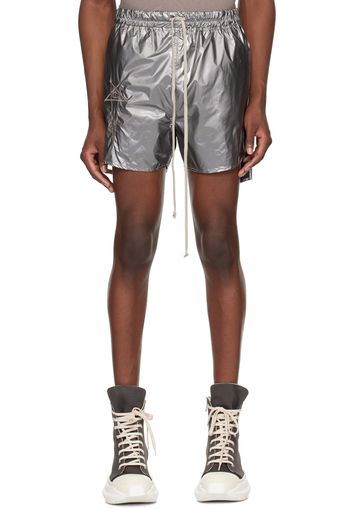 Rick Owens Silver Champion Edition Dolphin Shorts