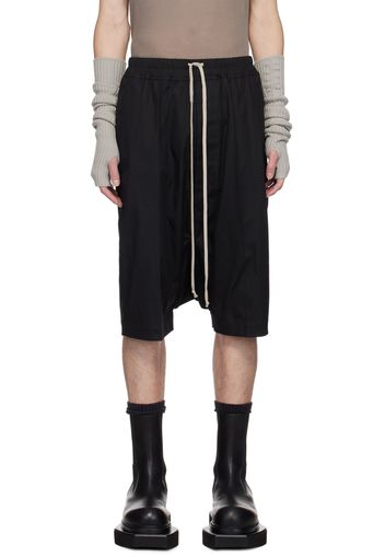 Rick Owens Black Porterville Rick's Pods Shorts